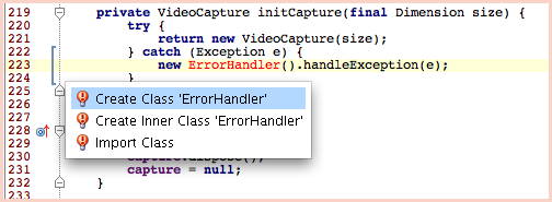 IntelliJ IDEA QuickFix example
