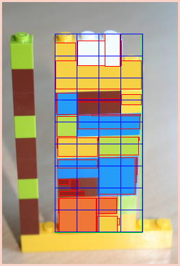 rastered time column